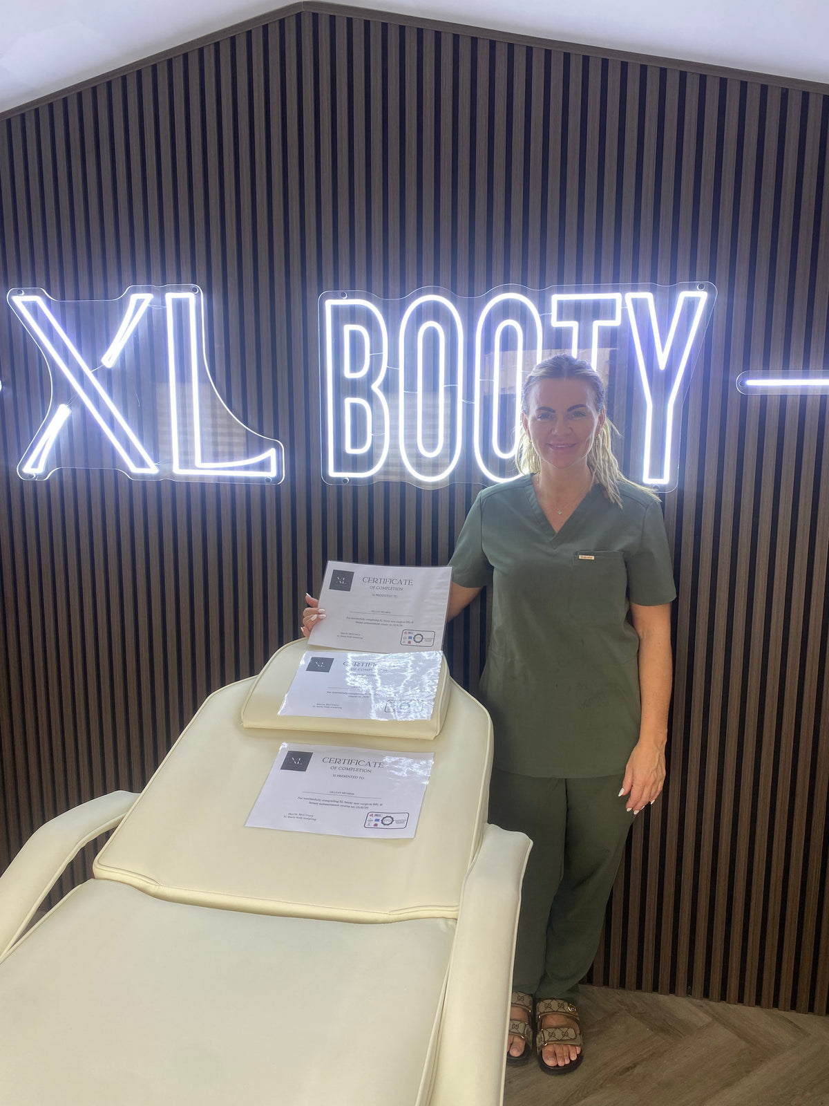 Professional body sculpting training at XL Booty